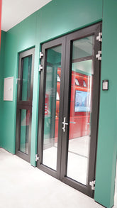 Warren 8 Foot Exterior French Doors Prehung Interior French Doors With Transom
